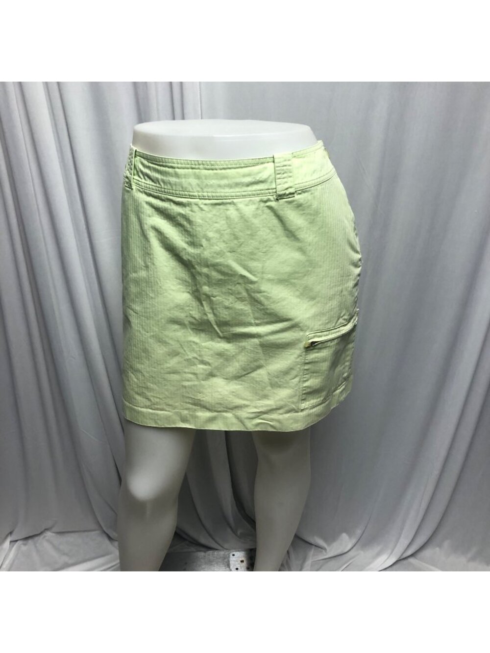 Tehama Green Skort Womens Size 8 Lime Skirt Shorts Golf Casual Travel